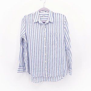 Madewell Crinkle Oversized Button Up Shirt